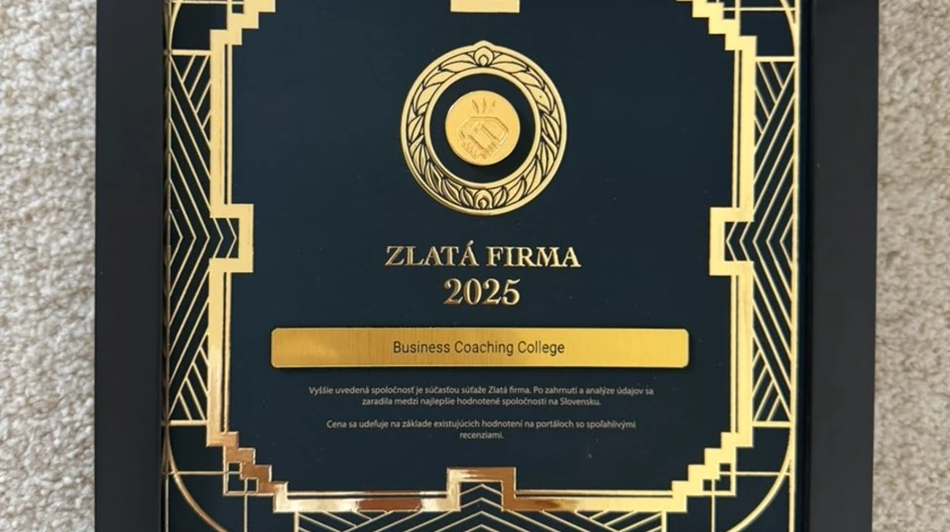 Sme  ZLATÁ FIRMA!