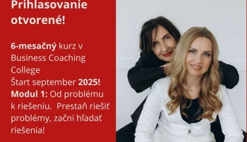 Začíname v septembri - Biznis koučing kurz