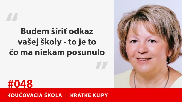 Budem šíriť odkaz vašej školy