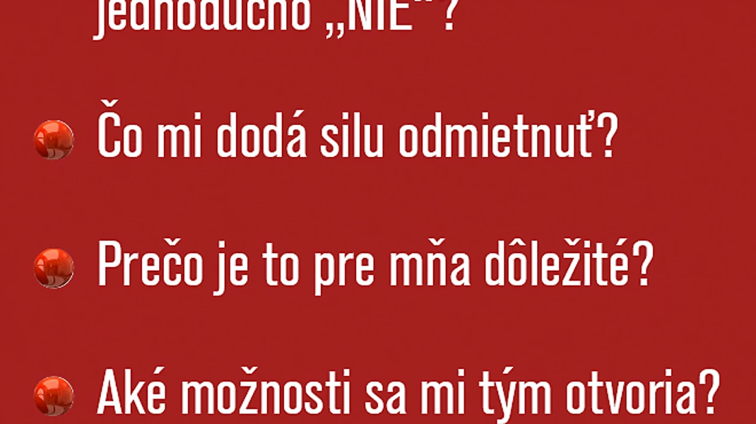 Ďalšie otázky zo série Sebakoučing